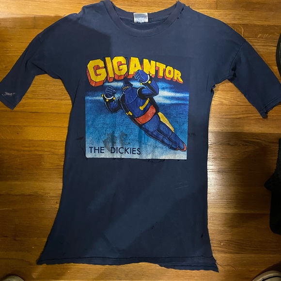Hanes Tops - 1986 The Dickies Gigantor Punk Vintage Shirt